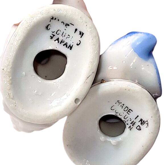 1940s  4-5” Occupied Japan 1700s Style Dancing Couple Figurines - Picture 6 of 6